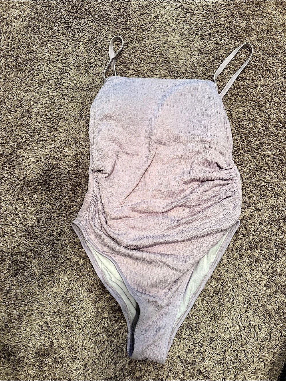 PinkBlush One Piece Ruched Swimsuit in Pink Size Medium Like New